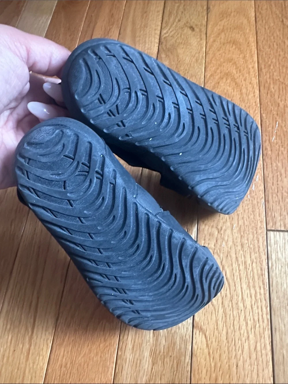 Nike Black Kids' Slip-On Vented Water Sandals